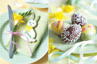 Veselé veľkonočné menovky a perníkové vajíčka