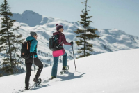 Zimná turistika v tirolskom regióne