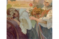 Pozvánka na výstavy Alfonsa Muchu: Kvetinové svety